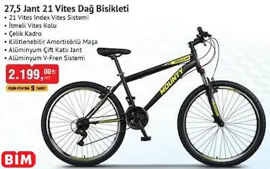 27,5 JANT 21 VİTES DAĞ BİSİKLETİ